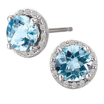 Ladies Fashion Gemstone Earrings