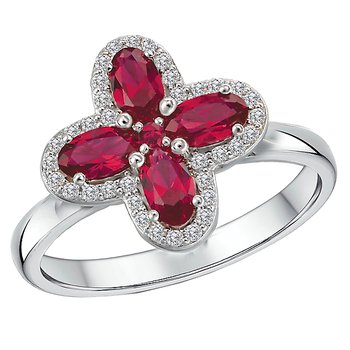 Ladies Fashion Gemstone Ring