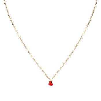 Italian 14kt Gold Heart Necklace