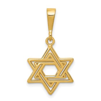 14K Star of David Charm