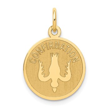 14k Confirmation w/Dove Medal Charm