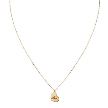 Italian 14kt Gold Heart Necklace