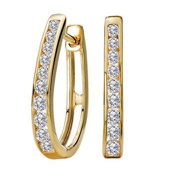 Ladies Fashion Diamond Earrings