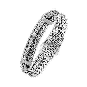Sterling Silver 8.5in Polished Bracelet with Box Clasp