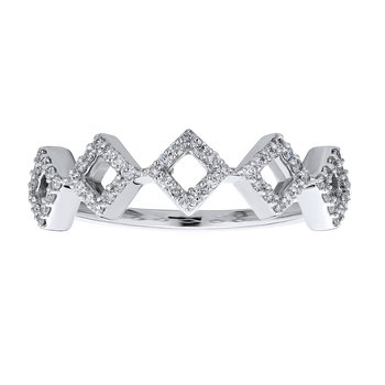 TriUnity™ 14K Yellow Gold Negative Space Offset Squares Bead Set 0.25 Ctw