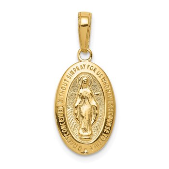14k Miraculous Medal Pendant