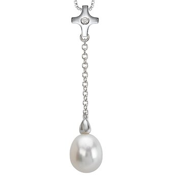 Pearl and Diamond Pendant