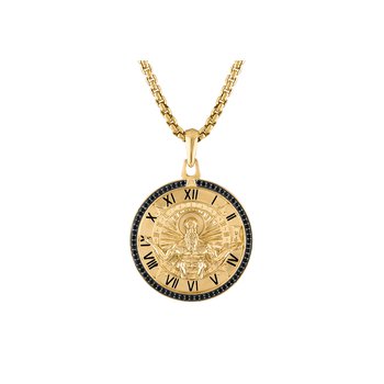 Bulova Sterling Silver 925 Luxury Jewelry Mens Pendant