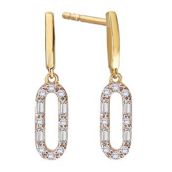 Lab Grown Diamond Dangle Fashion Earrings