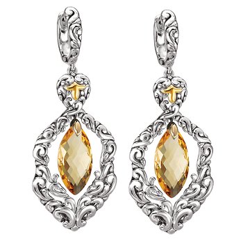 Ladies Fashion Gemstone Earrings