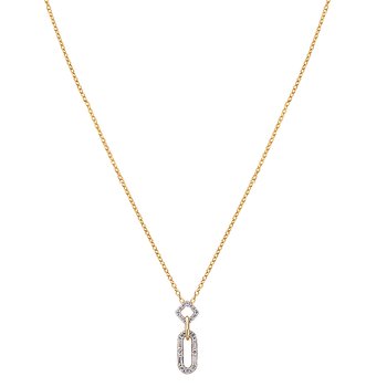Lab Grown Diamond Ladies Fashion Necklace