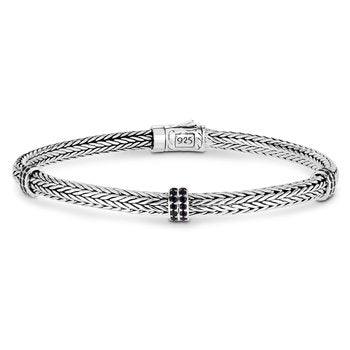 Sterling Silver 7.25in Polished Bracelet with Box Clasp