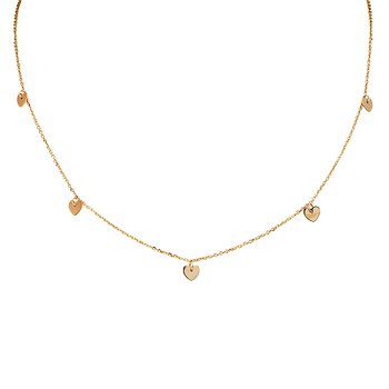 Italian 14kt Gold Heart Necklace