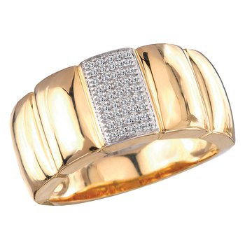 Diamond Domed Ring