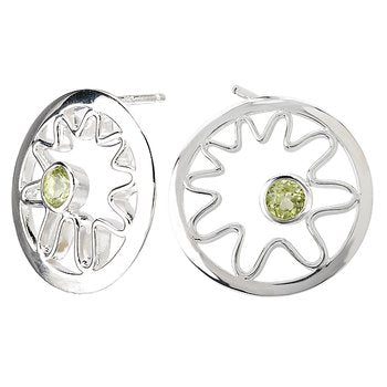 Ladies Fashion Gemstone Earrings