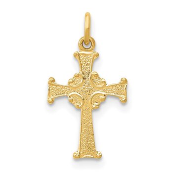 14k Celtic Cross Charm