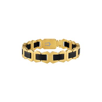 Bulova Stainless Steel Luxury Jewelry Mens Bracelet