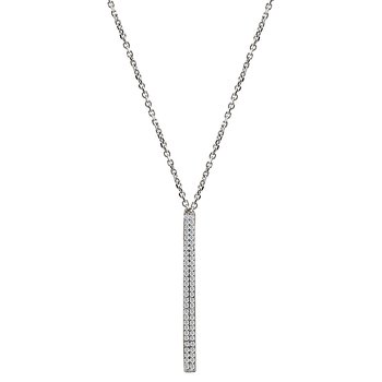 14kt Diamond Bar Necklace
