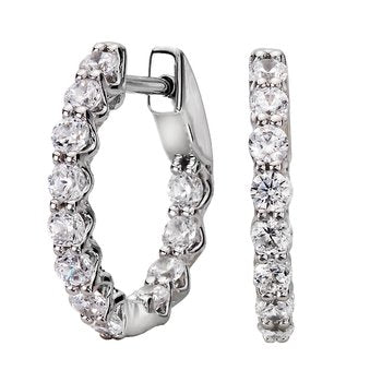 In/Out Diamond Hopp Earrings