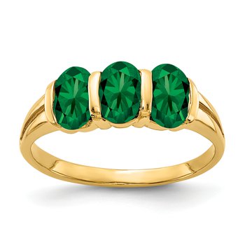 14k 6x4mm Oval Mount St. Helens ring