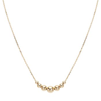 Italian 14kt Bead Necklace