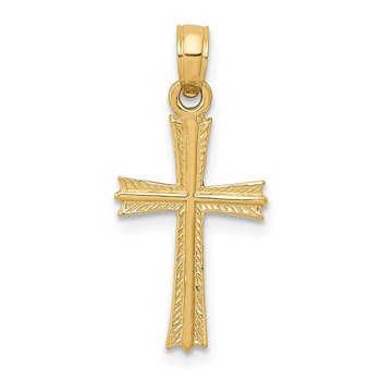 14K Cross Pendant