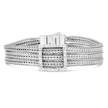 Sterling Silver 7.25in Polished Bracelet with Box with Both Side Push Clasp