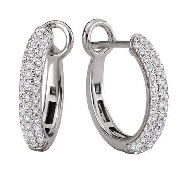Diamond Huggie Fashion Earrings