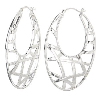 High Polished Hoop Earrings