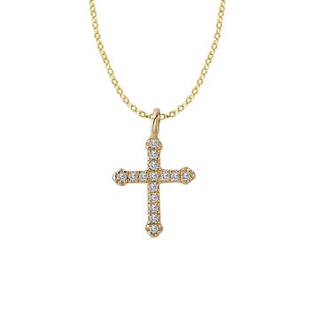 Diamond Cross Fashion Necklace
