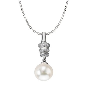 Pearl and Diamond Pendant