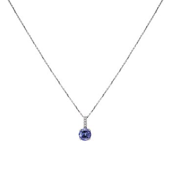 Tanzanite and Diamond Necklace