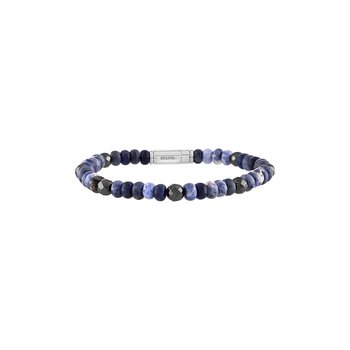 Bulova Sterling Silver 925 Performance Jewelry Mens Bracelet