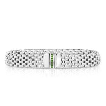 Sterling Silver 7.5in Polished Bracelet with Box with Both Side Push Clasp