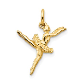 14K 3D Ballerina Charm