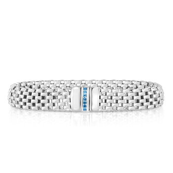 Sterling Silver 7.5in Polished Bracelet with Box with Both Side Push Clasp