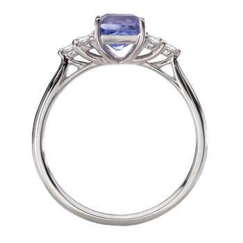 Tanzanite and Diamond Ladies Fashion Ring