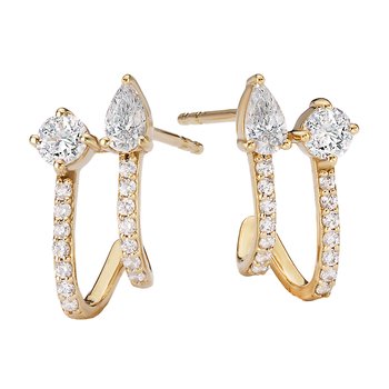 Lab Grown Diamond Fashion Earrings