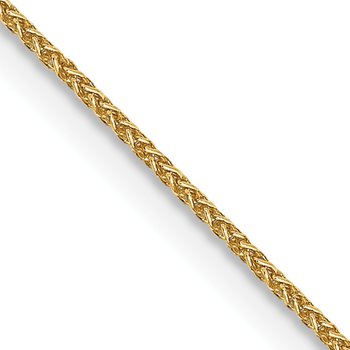 14K 10 inch .85mm Spiga with Lobster Clasp Anklet