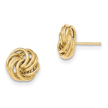 14k Polished Fancy Post Earrings