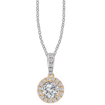 Semi-Mount Diamond Pendant
