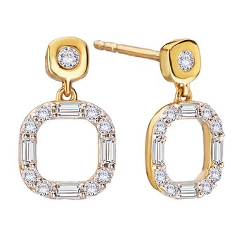 Lab Grown Diamond Dangle Fashion Earrings