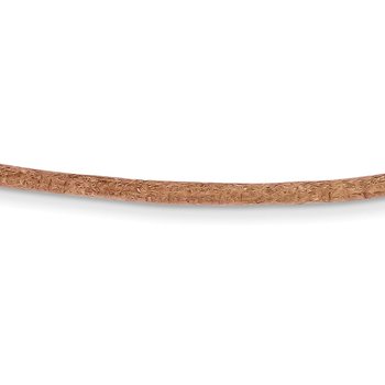 14k Yellow Clasp 2mm 16 inch Natural Leather Cord Necklace