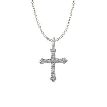 Diamond Cross Fashion Necklace