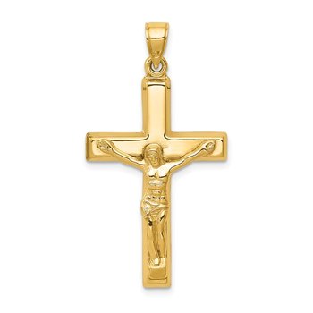 14k Polished Crucifix Pendant