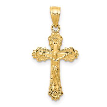 14k Small Crucifix Charm