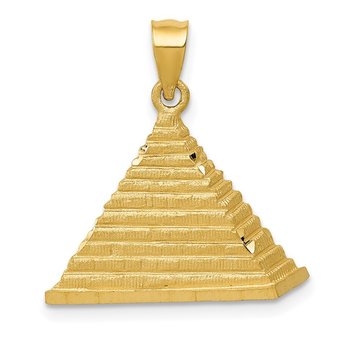 14k Pyramid Charm